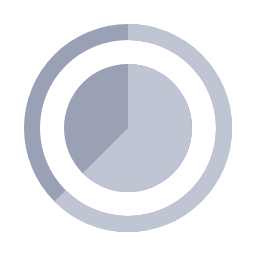 Concentric Circle Chart (Gray) Icon, concentric circle,gray,ring