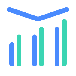 Line - Multi - Series Bar Chart Icon, line - bar,multi - series,data