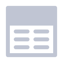 Two - Dimensional Table (Gray) Icon, table,gray,2D