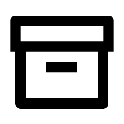 archive - line Icon, archive,box,outline