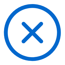 Failure Cross Outline Icon, failure,cross,outline