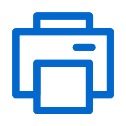 Printer Outline Icon, printer,print,outline