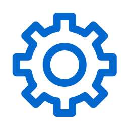 Settings Gear Outline Icon, settings,gear,outline