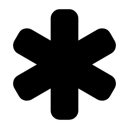 Asterisk Icon, asterisk,symbol