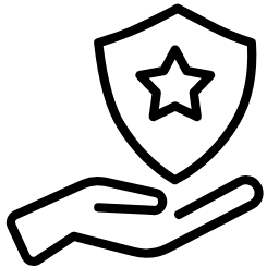 Judicial Assistance Icon, judicial assistance,hand,shield