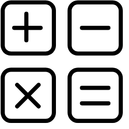 Liquidation Information Icon, liquidation information,math symbols,business