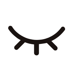 Hide Icon, hide,eyelash