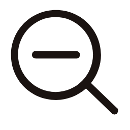Zoom Out Icon, zoom out,search
