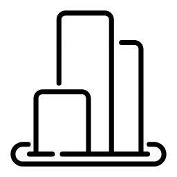Linked Chart (Cylinder - like) Icon, linked chart,cylinder - like,data