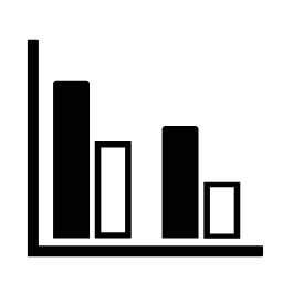 Multi - Dimensional Bar Chart (2) Icon, bar chart,multi - dimensional,data