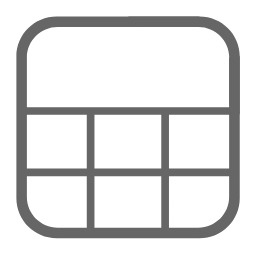 Regular Table Icon, regular table,data,organization