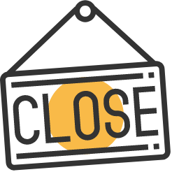 Close Shop Icon, close,shop,sign