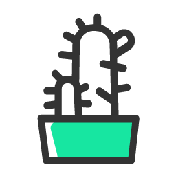 Succulent Plant Icon, succulent,plant