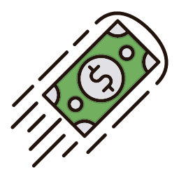 Cash Flow 2 Icon, cash flow,money bill,movement