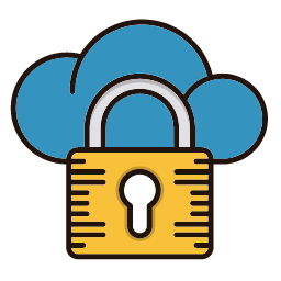 Cloud Security Icon, cloud security,cloud,lock
