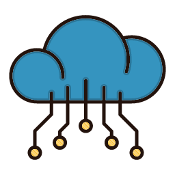 Cloud Technology Icon, cloud technology,computing