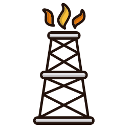 Drilling Rig Icon, drilling rig,oil,gas