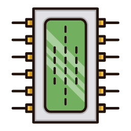 Electronic Component Icon, electronic component,IC,chip