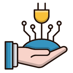 Electronic Power Icon, electronic power,energy