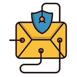 Email Virus Threat Icon, email,virus,security