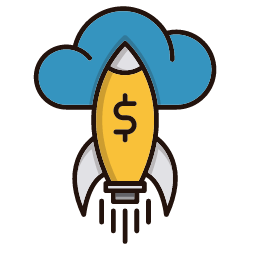 Fast Money Icon, fast money,cloud,lightbulb
