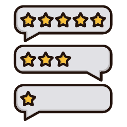 Feedback Bubbles Icon, feedback,bubbles,stars