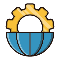 Global Processing Icon, global,processing,globe