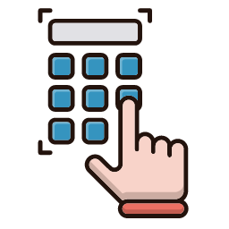 Passcode Icon, passcode,keypad,security