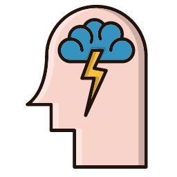 Performance 2 Icon, performance,head,lightning