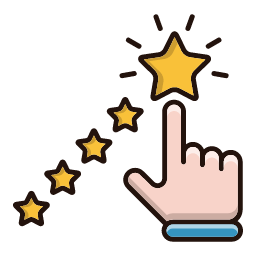 Rating Icon, rating,star,hand