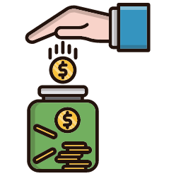 Saving Icon, saving,piggy bank,coin
