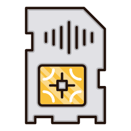 Sim Card Icon, sim card,chip,telecom