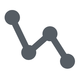 Downwards Line Chart Icon, line chart,data,statistics