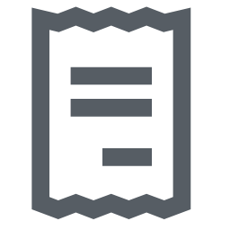 Receipt Icon, receipt,finance,retail