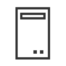Computer Host Icon, computer host,electronics