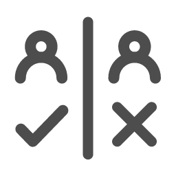 Cross - Comparison Icon, cross - comparison,comparison