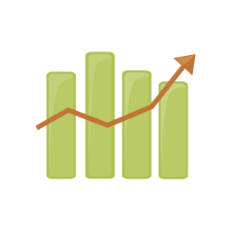 Daily Growth Factor Values Icon, growth,factor,daily