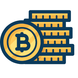 Bitcoin Coins Icon, Bitcoin,Coins