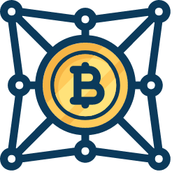 Bitcoin Network Icon, Network,Bitcoin