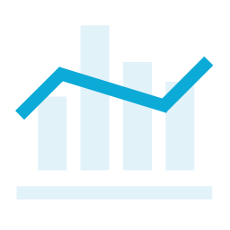 Dual Axis Chart (Color) Icon, dual axis,color,data