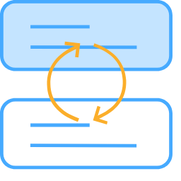 Big Data Cross - Validation Icon, big data,cross - validation
