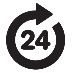 24 Hours Icon, 24 hours,service,business