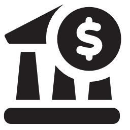 Bank Alt Icon, bank,dollar,finance