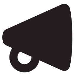 Bullhorn Alt Icon, bullhorn,announcement,marketing