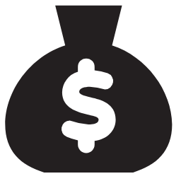 Money Bag Icon, money bag,dollar,wealth