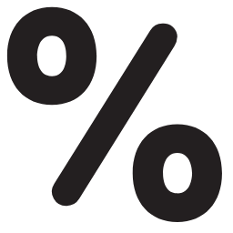 Percent Icon, percent,finance,statistics