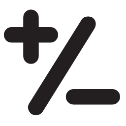Plus Minus Icon, plus minus,calculation,finance
