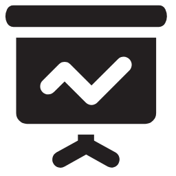 Presentation Chart Icon, presentation,chart,business