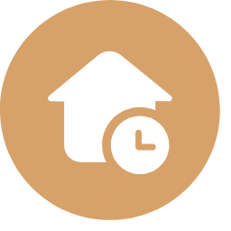 Late Check - out Icon, late check - out,house