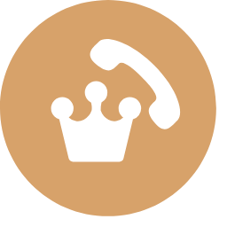 VIP Reservation Hotline Icon, VIP hotline,crown